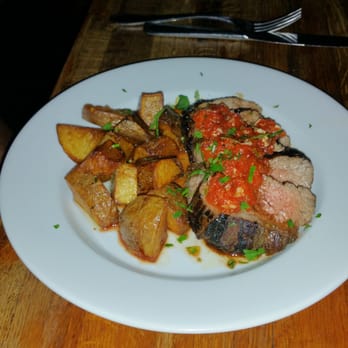 The Cookery - Grilled market steak with goose fat potatoes - Italian Near Me - Dobbs Ferry, New York The Cookery - Grilled market steak with goose fat potatoes - Italian Near Me - Dobbs Ferry, New York