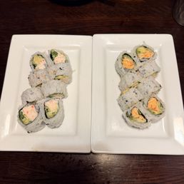 California and Spicy California rolls California and Spicy California rolls