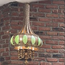 The Beautiful Lighting Company - John cleaned every detail in this complicated lamp. He loves his work.
