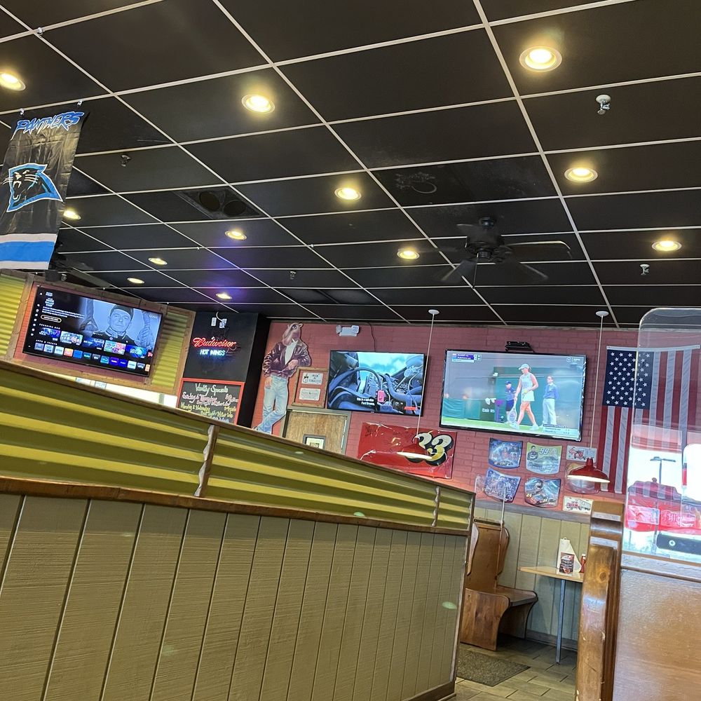Waldo's Wings - View from booth - Burgers Near Me - Winston Salem, North Carolina Waldo's Wings - View from booth - Burgers Near Me - Winston Salem, North Carolina