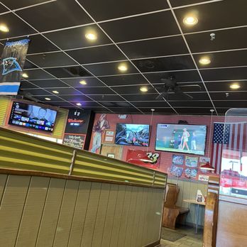 Waldo's Wings - View from booth - Burgers Near Me - Winston Salem, North Carolina Waldo's Wings - View from booth - Burgers Near Me - Winston Salem, North Carolina