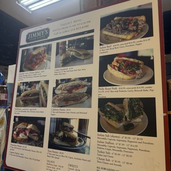 Jimmy's Food Store - Menu board - Sandwiches Near Me - Dallas, Texas Jimmy's Food Store - Menu board - Sandwiches Near Me - Dallas, Texas