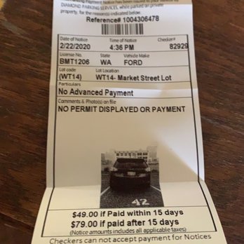 Diamond Parking - Ticket for 42 - Parking Near Me - Vancouver, British Columbia Diamond Parking - Ticket for 42 - Parking Near Me - Vancouver, British Columbia