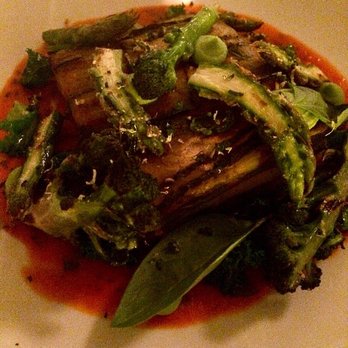 Fallon & Byrne - Asparagus & aubergine layered with slow roast tomatoes, mixed leaf & balsamic - Delis Near Me - Dublin, D