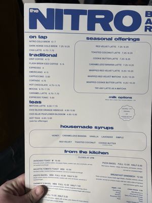 Menu photo 1 The Nitro Bar Newport, RI