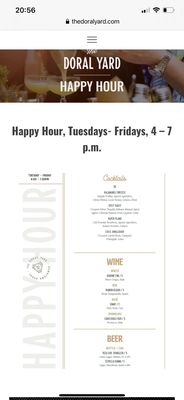 Menu photo 7 The Doral Yard Doral, FL Menu photo 7 The Doral Yard Doral, FL