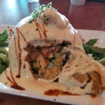 Platos - Lobster Mofongo with the white garlic sauce....big chunks of Lobster.....Dahm good... - Latin American Near Me - Carolina, Puerto Rico Platos - Lobster Mofongo with the white garlic sauce....big chunks of Lobster.....Dahm good... - Latin American Near Me - Carolina, Puerto Rico