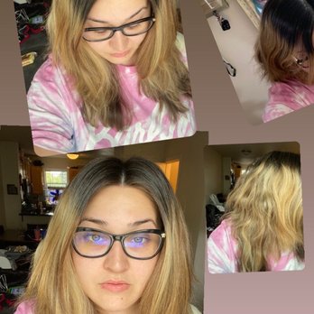 Bash Hair Studio - Before Katie worked her magic - Hair Salons Near Me - Eugene, Oregon