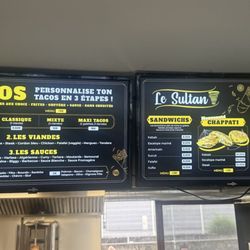 Le Sultan - Menu