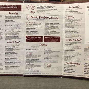 Biscuits Cafe - Menu - Cafes Near Me - Federal Way, Washington