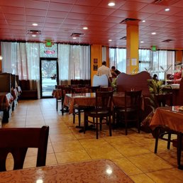 Inside during lunch time Inside during lunch time