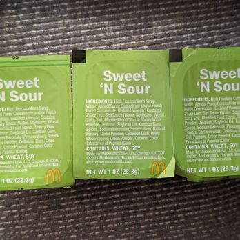 McDonald's - Sweet and sour sauces - Fast Food Near Me - Niagara Falls, New York