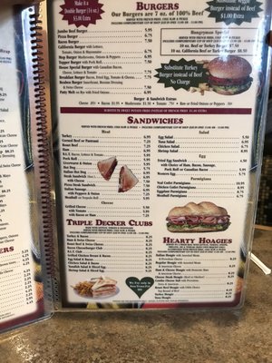 Menu photo 8 Broad Street Diner Trenton, NJ