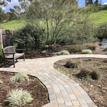 Nu Wave Outdoor - After with paver path - Masonry/Concrete Near Me - Carlsbad, California Nu Wave Outdoor - After with paver path - Masonry/Concrete Near Me - Carlsbad, California