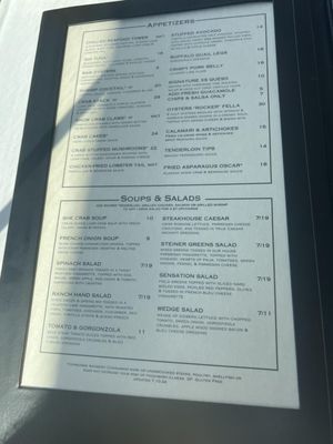 Menu photo 7 Steiner Ranch Steakhouse Austin, TX