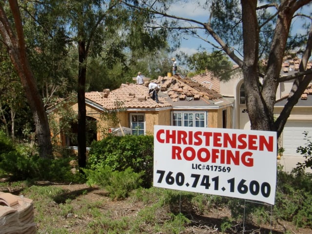 Slide of Christensen Roofing