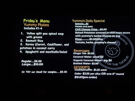 Yummy's Vegan take out by null
