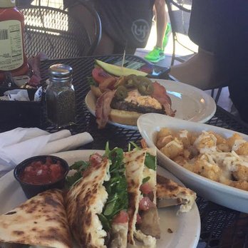 Universal Joint - Arugula & Mushroom quesadilla, U Joint burger and cheese tots. - New American Near Me - Lawrenceville, Georgia