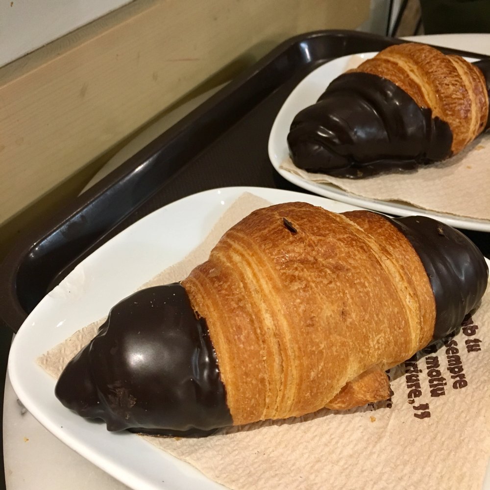 Some of the best chocolate croissants we've had!