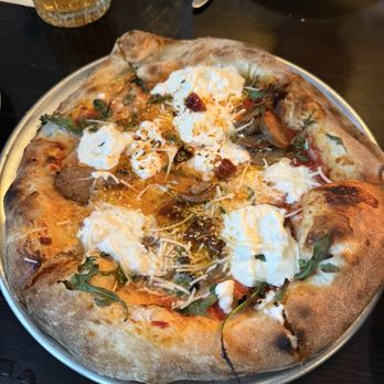 Ophelia's Pizza + Bar - Burrata sausage pizza - Pizza Near Me - Nashville, Tennessee