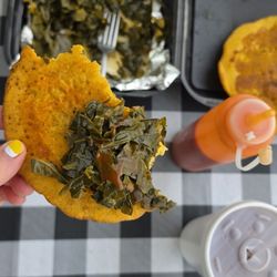 Dove's Barbecue - Collard Sandwich