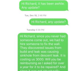 Swimming Pools and Spa design - Asking for update with no response.