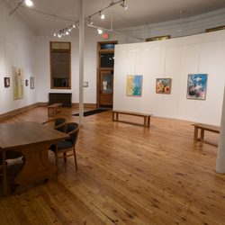 Carnegie Art Center - Second Spring by Sarah Field Sonnenberg and Anna Rubino. Rotunda Gallery, September 2024.