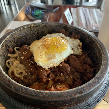 Burning Rice - Spicy bulgogi on kimchi rice ;) - Korean Near Me - The Colony, Texas