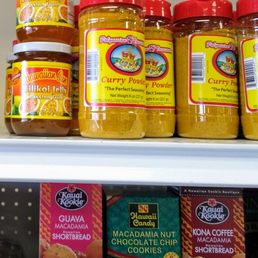 Lilikoi jelly, curry powder, Kauai Kookies