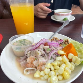 Aji Verde - Ceviche Mixto and Maracuya Drink (@PLVTINUMCHANEL) - Peruvian Near Me - Paramount, California Aji Verde - Ceviche Mixto and Maracuya Drink (@PLVTINUMCHANEL) - Peruvian Near Me - Paramount, California