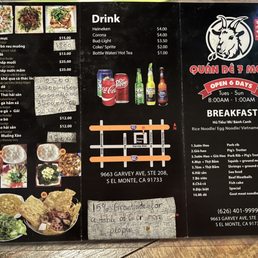 Menu Menu