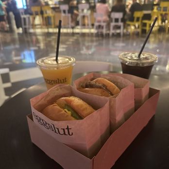 Eggslut - 2 Fairfax + Fresh Orange Juice+ Cold Brew Coffee - Breakfast & Brunch Near Me - Las Vegas, Nevada Eggslut - 2 Fairfax + Fresh Orange Juice+ Cold Brew Coffee - Breakfast & Brunch Near Me - Las Vegas, Nevada
