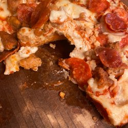 Pizza Hut - Raw dough on a 30 $ order.