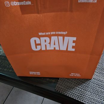 Crave Café - Crave to go bag - Creperies Near Me - Sherman Oaks, California Crave Café - Crave to go bag - Creperies Near Me - Sherman Oaks, California