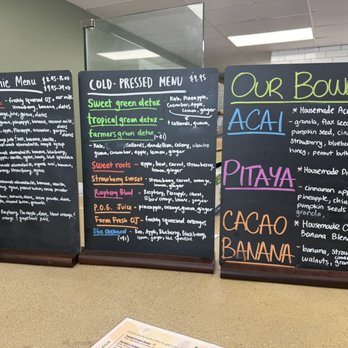 Pure Squeeze Juice Bar - Menu - Juice Bars & Smoothies Near Me - San Diego, California