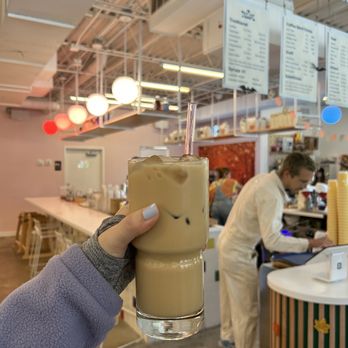 Valor Coffee - caramel cardamom iced latte w oat milk - Coffee & Tea Near Me - Dunwoody, Georgia Valor Coffee - caramel cardamom iced latte w oat milk - Coffee & Tea Near Me - Dunwoody, Georgia