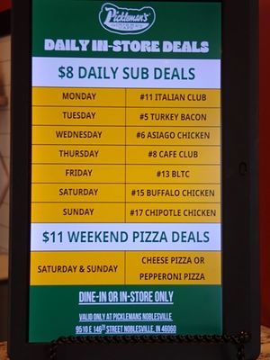Menu photo 2 Pickleman's Gourmet Cafe Noblesville, IN