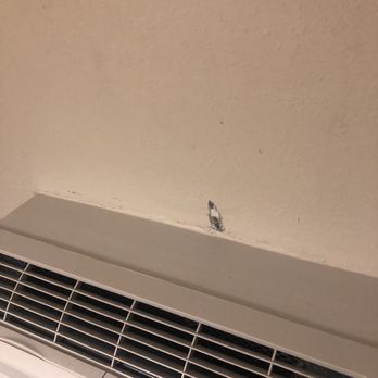 Hotel Tybee - Wall damage like this prevalent throughout the room. - Hotels Near Me - Tybee Island, Georgia Hotel Tybee - Wall damage like this prevalent throughout the room. - Hotels Near Me - Tybee Island, Georgia