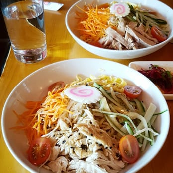 Tora-Ya Ramen - Hiyashi Chuka - cold ramen (ramen froide d'ete) summer special. Sesame (sweet with chicken) or shoyu (tangy with pork). - Ramen Near Me - Quebec City, Quebec Tora-Ya Ramen - Hiyashi Chuka - cold ramen (ramen froide d'ete) summer special. Sesame (sweet with chicken) or shoyu (tangy with pork). - Ramen Near Me - Quebec City, Quebec