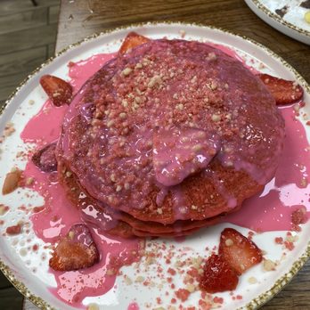 Madres Brunch - Journey pancakes, good just too much sweet for me. - Breakfast & Brunch Near Me - Whittier, California Madres Brunch - Journey pancakes, good just too much sweet for me. - Breakfast & Brunch Near Me - Whittier, California