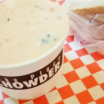 Pike Place Chowder - Killer good sea food bisque. - Seafood Near Me - Seattle, Washington Pike Place Chowder - Killer good sea food bisque. - Seafood Near Me - Seattle, Washington