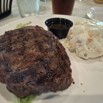 Renzo's - Ribeye steak with potato salad - Argentine Near Me - Tampa, Florida