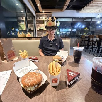 Burger King - He was happy in this photo - Burgers Near Me - Pensacola, Florida