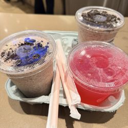 Habit Burger & Grill - Dragon fruit limeade & cookies & cream shake
