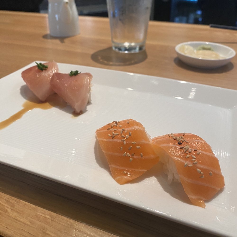 SUGARFISH | Pasadena - Albacore Sushi and Salmon Sushi (2-Pieces) - Japanese Near Me - Pasadena, California SUGARFISH | Pasadena - Albacore Sushi and Salmon Sushi (2-Pieces) - Japanese Near Me - Pasadena, California