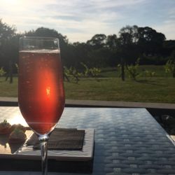 La Toque au Vin - Kir Normandie at sun set