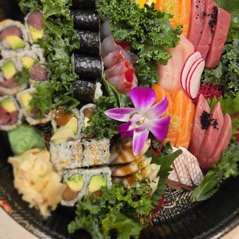 My Sushi - Party platter - 48 pieces which comes with 30 pieces of sashimi and choice of 3 rolls - Japanese Near Me - Middle Village, New York My Sushi - Party platter - 48 pieces which comes with 30 pieces of sashimi and choice of 3 rolls - Japanese Near Me - Middle Village, New York