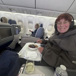Delta - Flying Delta is always a priviledge.  Fabulous service, food and entertainment.