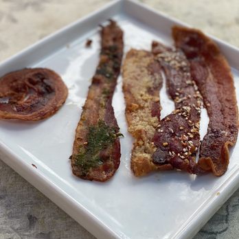 Immigrant Son Caffe - Bacon flight - New American Near Me - Ventura, California
