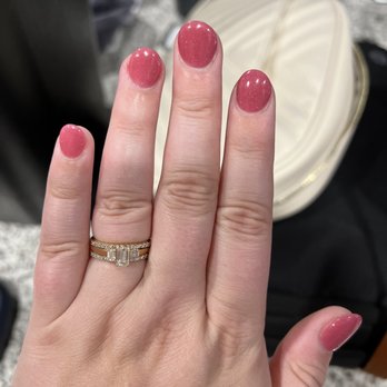 Epic Nail Bar - Corinth - I asked for short because I type all day but after multiple and extreme filing sessions, these are my natural nail. - Nail Salons Near Me - Corinth, Texas